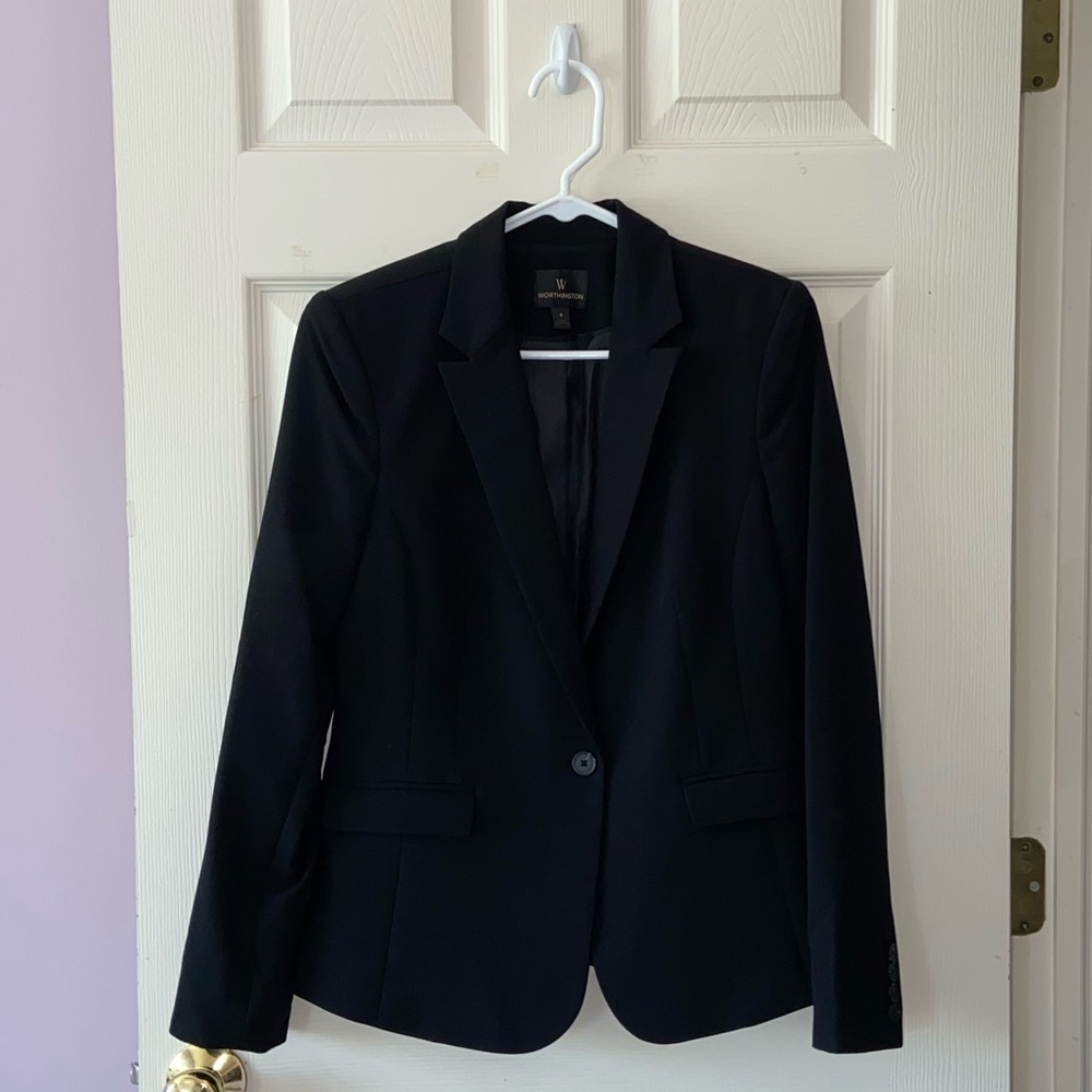 Black Worthington Suit Jacket